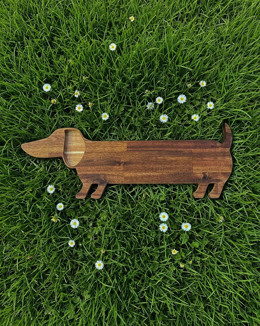 PEPE tabla de aperitivos artesanal en madera de acacia vista cenital picnic